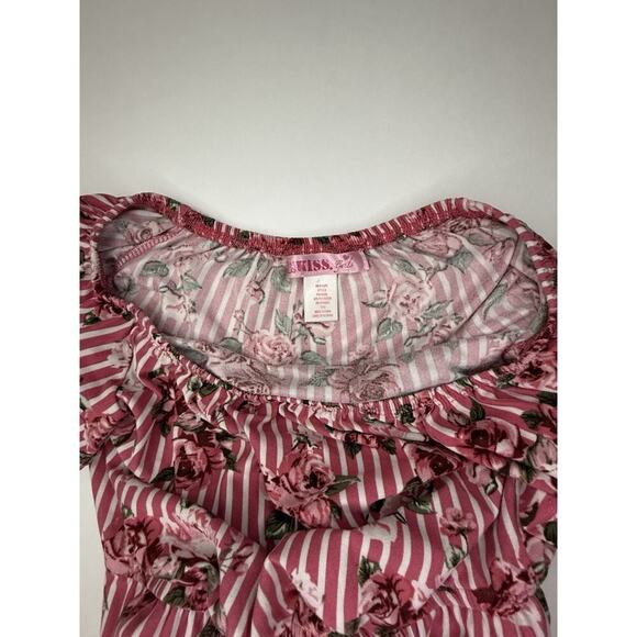 Girls Romper Dress Floral Size 10/12 - Picture 5 of 8